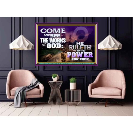 COME AND SEE THE WORKS OF GOD  Scriptural Prints  GWPOSTER9600  