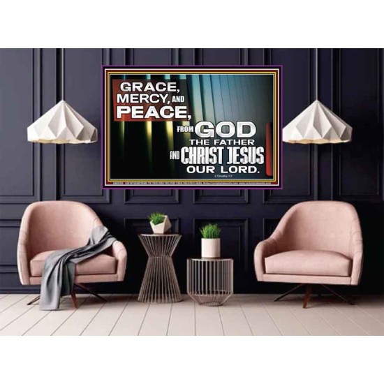 GRACE MERCY AND PEACE UNTO YOU  Bible Verse Poster  GWPOSTER9799  
