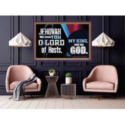 WE LOVE YOU O LORD OUR GOD  Office Wall Poster  GWPOSTER9900  "36x24"