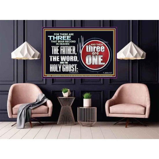 THE THREE THAT BEAR RECORD IN HEAVEN  Modern Wall Art  GWPOSTER9902  