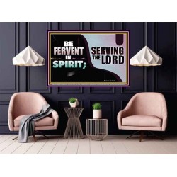 FERVENT IN SPIRIT SERVING THE LORD  Custom Art and Wall Décor  GWPOSTER9908  "36x24"