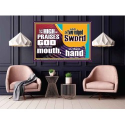 A TWO EDGED SWORD  Contemporary Christian Wall Art Poster  GWPOSTER9965  "36x24"