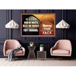 MERCY AND TRUTH SHALL GO BEFORE THEE O LORD OF HOSTS  Christian Wall Art  GWPOSTER9982  "36x24"
