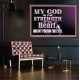 JEHOVAH THE STRENGTH OF MY HEART  Bible Verses Wall Art & Decor   GWPOSTER10513  