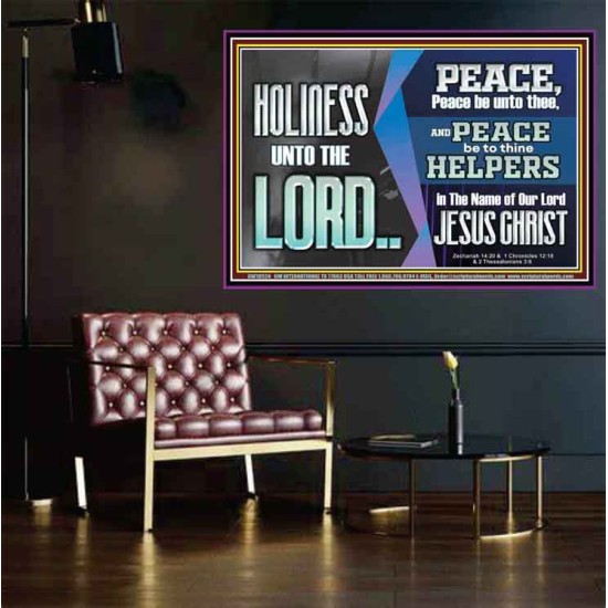 HOLINESS UNTO THE LORD  Righteous Living Christian Picture  GWPOSTER10524  