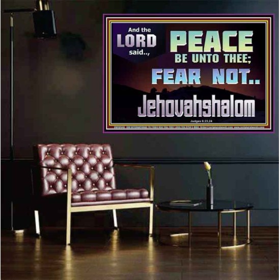 JEHOVAHSHALOM PEACE BE UNTO THEE  Christian Paintings  GWPOSTER10540  