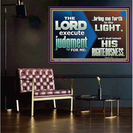 BRING ME FORTH TO THE LIGHT O LORD JEHOVAH  Scripture Art Prints Poster  GWPOSTER10563  