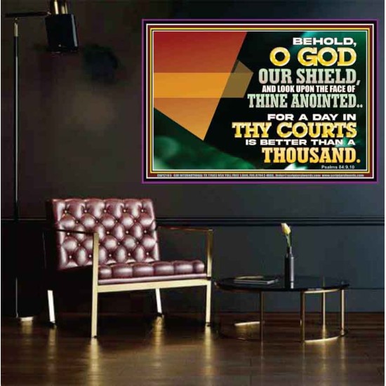 A DAY IN THY COURTS IS BETTER THAN A THOUSAND  Poster Sciptural Décor  GWPOSTER12103  