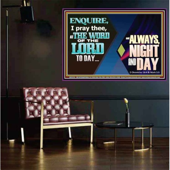 THE WORD OF THE LORD TO DAY  New Wall Décor  GWPOSTER12151  