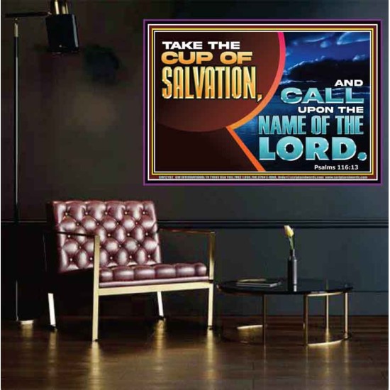 TAKE THE CUP OF SALVATION  Art & Décor Poster  GWPOSTER12152  