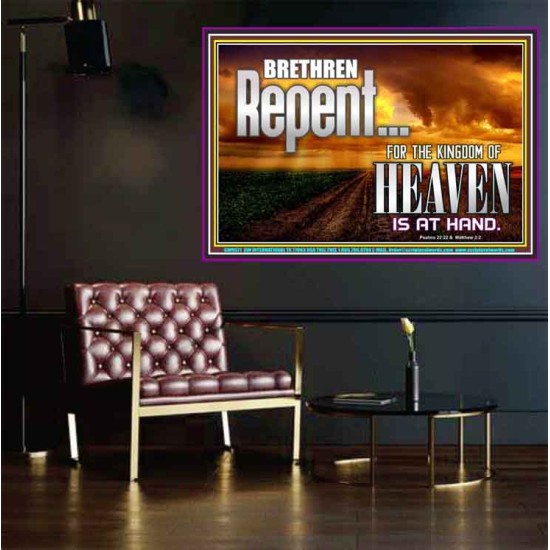 THE KINGDOM OF HEAVEN IS AT HAND  Children Room Poster  GWPOSTER9571  