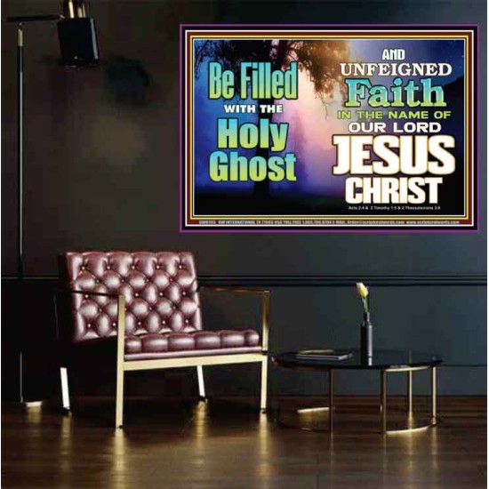 BE FILLED WITH THE HOLY GHOST  Large Wall Art Poster  GWPOSTER9793  