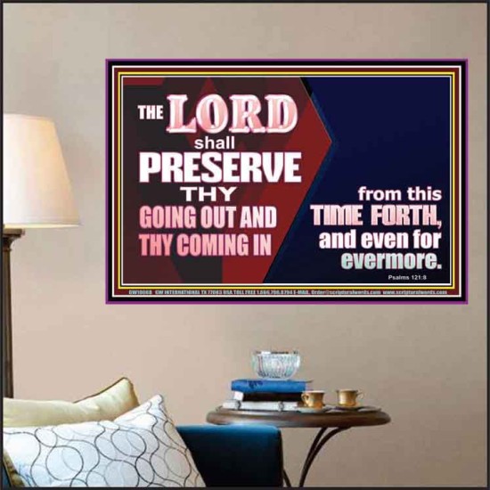 THY GOING OUT AND COMING IN IS PRESERVED  Wall Décor  GWPOSTER10088  