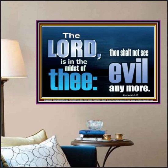 THOU SHALL NOT SEE EVIL ANY MORE  Unique Scriptural ArtWork  GWPOSTER10302  