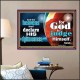THE HEAVENS SHALL DECLARE HIS RIGHTEOUSNESS  Custom Contemporary Christian Wall Art  GWPOSTER10304  