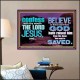 IN CHRIST JESUS IS ULTIMATE DELIVERANCE  Bible Verse for Home Poster  GWPOSTER10343  