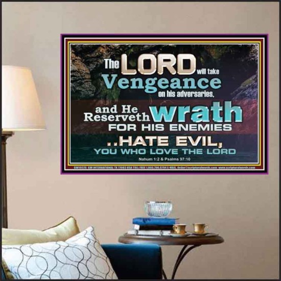 HATE EVIL YOU WHO LOVE THE LORD  Children Room Wall Poster  GWPOSTER10378  