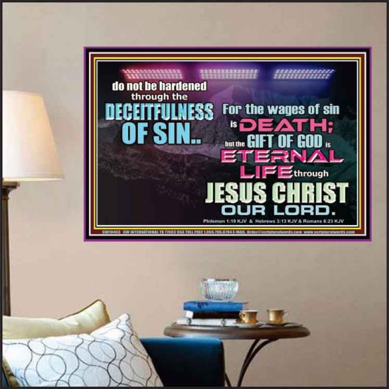 THE WAGES OF SIN IS DEATH  Eternal Power Poster  GWPOSTER10403  