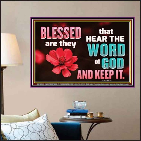 BE DOERS AND NOT HEARER OF THE WORD OF GOD  Bible Verses Wall Art  GWPOSTER10483  