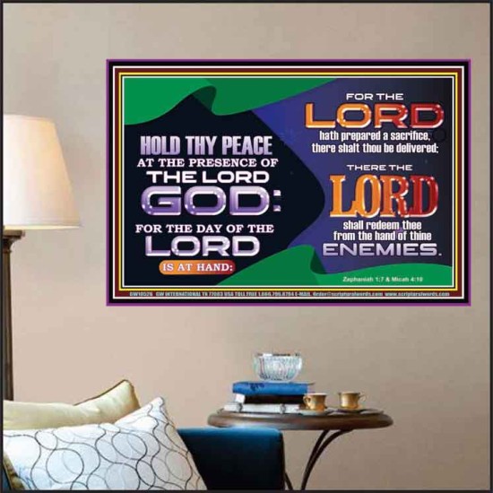 THE DAY OF THE LORD IS AT HAND  Church Picture  GWPOSTER10526  