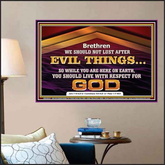 DO NOT LUST AFTER EVIL THINGS  Children Room Wall Poster  GWPOSTER10527  
