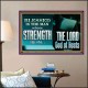 BLESSED IS THE MAN WHOSE STRENGTH IS IN THE LORD  Christian Paintings  GWPOSTER10560  