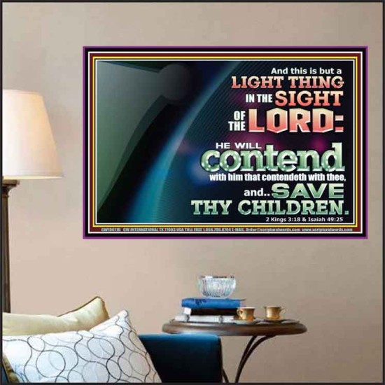 LIGHT THING IN THE SIGHT OF THE LORD  Unique Scriptural ArtWork  GWPOSTER10611B  