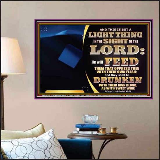 YOUR ENEMIES SHALL DRINK THEIR OWN BLOOD AS SWEET WINE  Custom Art and Wall Décor  GWPOSTER10613B  