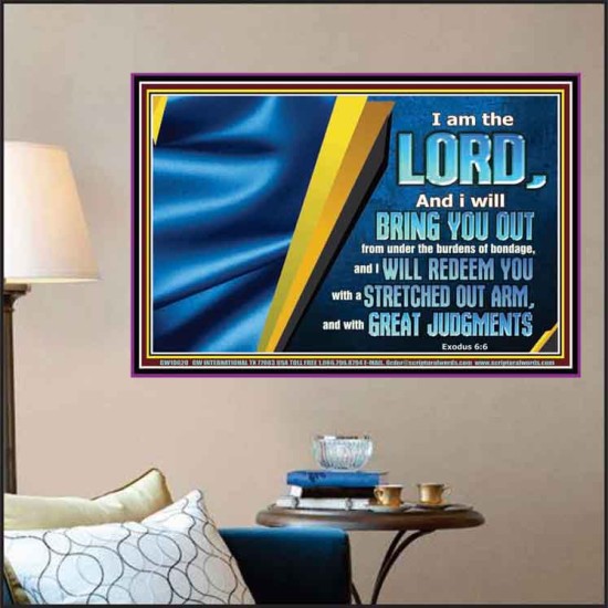 I WILL REDEEM YOU WITH A STRETCHED OUT ARM  New Wall Décor  GWPOSTER10620  