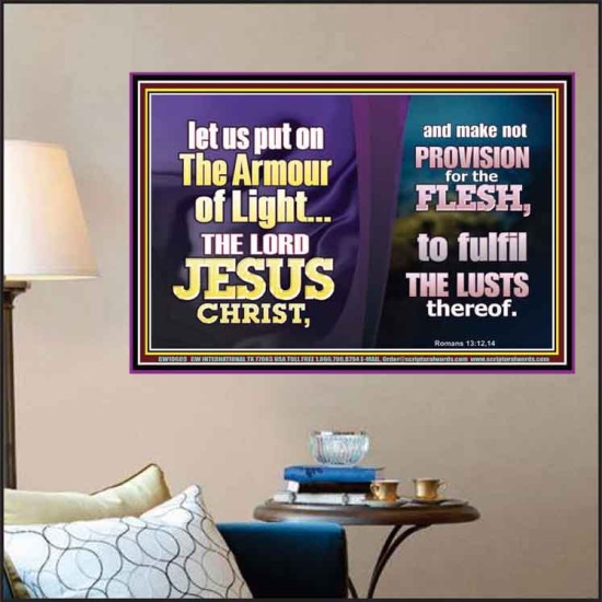 THE ARMOUR OF LIGHT OUR LORD JESUS CHRIST  Ultimate Inspirational Wall Art Poster  GWPOSTER10689  