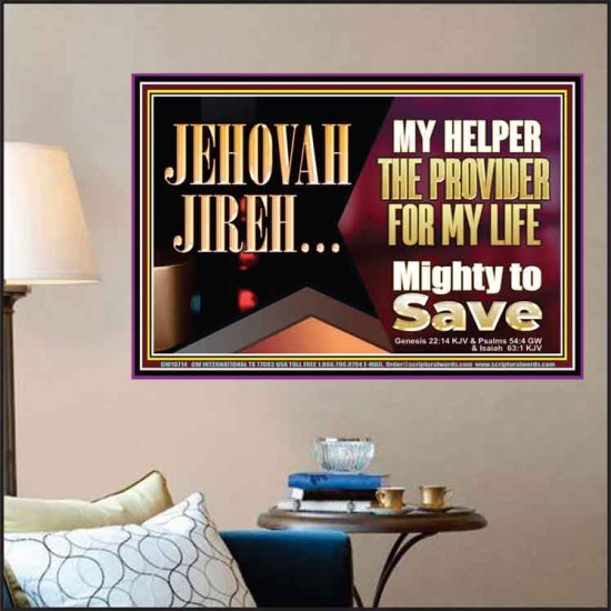 JEHOVAHJIREH THE PROVIDER FOR OUR LIVES  Righteous Living Christian Poster  GWPOSTER10714  