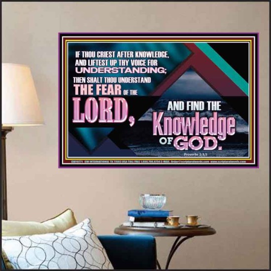 CRY OUT FOR WISDOM BEG FOR UNDERSTANDING  Biblical Art  GWPOSTER10771  