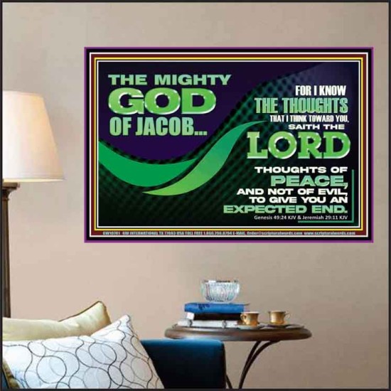 FOR I KNOW THE THOUGHTS THAT I THINK TOWARD YOU  Christian Wall Art Wall Art  GWPOSTER10781  