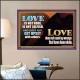 LOVE IS NOT RUDE AND IS NOT SELFISH  Sanctuary Wall Poster  GWPOSTER11760  