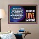 WITHOUT LOVE A VESSEL IS NOTHING  Righteous Living Christian Poster  GWPOSTER11765  