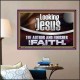 LOOKING UNTO JESUS THE AUTHOR AND FINISHER OF OUR FAITH  Modern Wall Art  GWPOSTER12114  