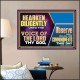 HEARKEN DILIGENTLY UNTO THE VOICE OF THE LORD THY GOD  Custom Wall Scriptural Art  GWPOSTER12126  