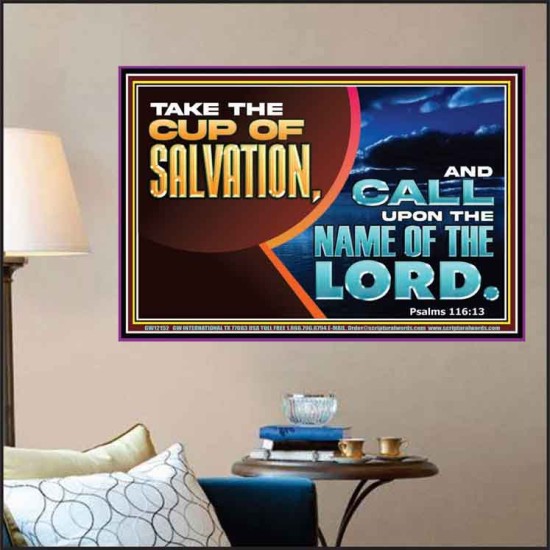 TAKE THE CUP OF SALVATION  Art & Décor Poster  GWPOSTER12152  