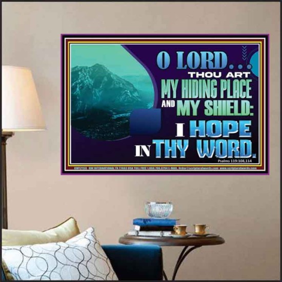 THOU ART MY HIDING PLACE AND SHIELD  Large Custom Poster   GWPOSTER12159  