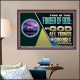 THIS IS THE FINGER OF GOD WITH GOD ALL THINGS ARE POSSIBLE  Bible Verse Wall Art  GWPOSTER12168  