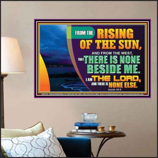 I AM THE LORD THERE IS NONE ELSE  Printable Bible Verses to Poster  GWPOSTER12172  