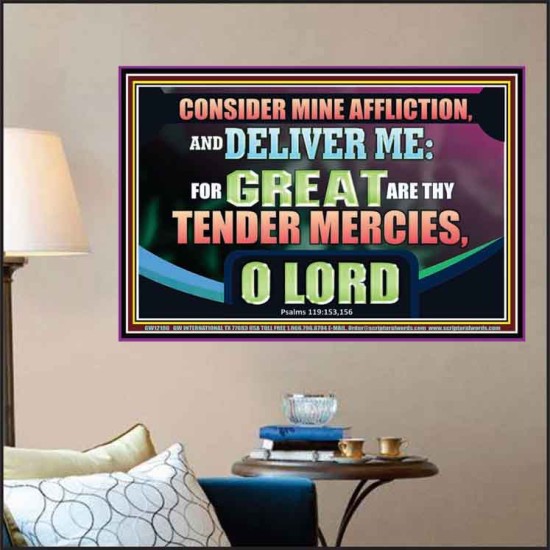 GREAT ARE THY TENDER MERCIES O LORD  Unique Scriptural Picture  GWPOSTER12180  