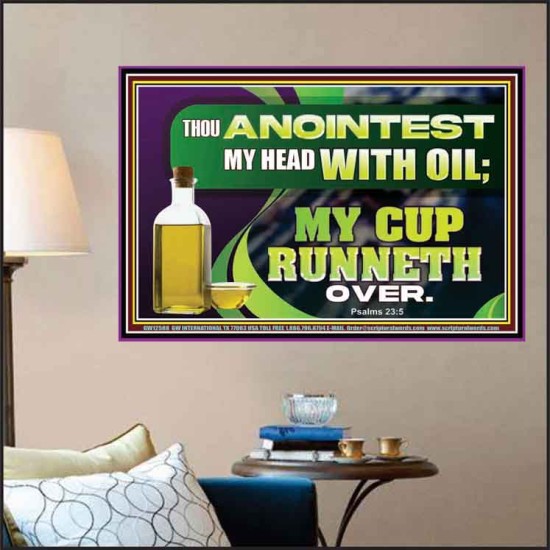 MY CUP RUNNETH OVER  Unique Power Bible Poster  GWPOSTER12588  