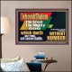 JEHOVAH SHALOM WHICH DOETH GREAT THINGS AND UNSEARCHABLE  Scriptural Décor Poster  GWPOSTER12699  