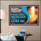 WITH GREAT MERCIES WILL I GATHER THEE  Encouraging Bible Verse Poster  GWPOSTER12714  