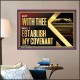 WITH THEE WILL I ESTABLISH MY COVENANT  Bible Verse Wall Art  GWPOSTER12953  