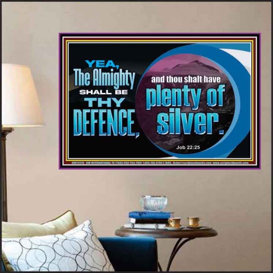 THE ALMIGHTY SHALL BE THY DEFENCE  Religious Art Poster  GWPOSTER12979  