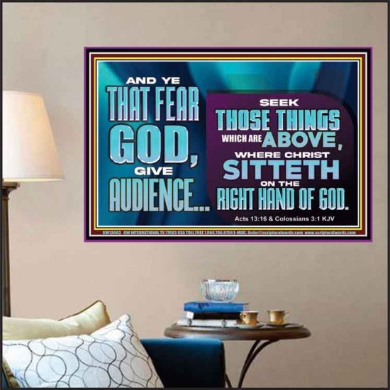 THE RIGHT HAND OF GOD  Church Office Poster  GWPOSTER13063  