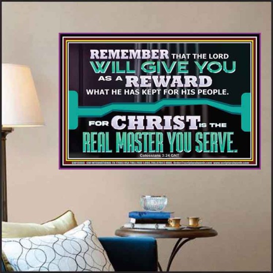 THE LORD WILL GIVE YOU AS A REWARD  Eternal Power Poster  GWPOSTER13080  