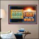 OUR LORD JESUS CHRIST THE LIGHT OF THE WORLD  Bible Verse Wall Art Poster  GWPOSTER13122  